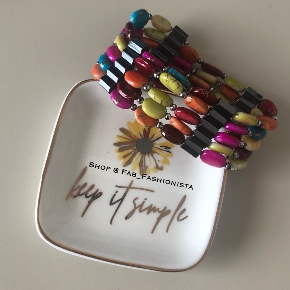Multistrand colorful Magnetic Bracelet